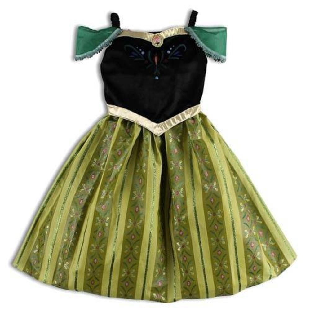 Authentic Disney Parks Frozen Princess Anna Coronation Costume Dress Size 6